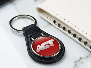 ACT Schlüsselanhänger Leder Stilvoll Modern Tuning Kraft